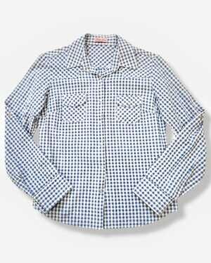 Vintage classic check cotton shirt, Opull’Ence Paris, France 90s